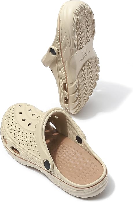 Women Men Orthopedic Clogs Arch Support Garden Shoes Sandals Slippers with Plantar Fasciitis Insoles