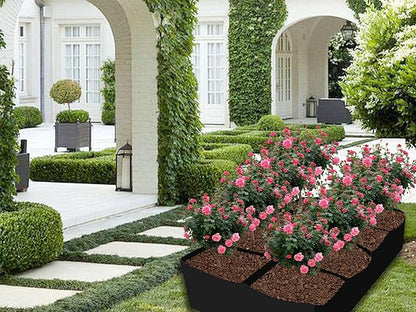 128 Gallon Breathable & Durable Fabric Grow Bags - 3x6FT Heavy Duty Nonwoven Fabric Pots for Indoor Outdoor Vegetable and Flower, Perfect for Spring and Summer Gardening
