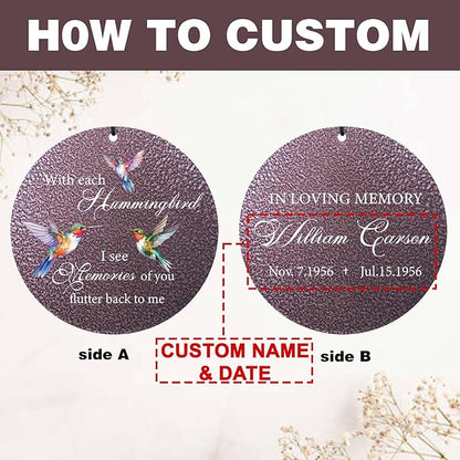 ASTARIN Personalized Memorial Wind Chime for Loss of Loved One 30/36/45 inch, Sympathy Deep Tone Wind Chimes for Mom Dad/Mother Father, Remembrance Gifts for Grief Condolence Funeral, Produced in USA