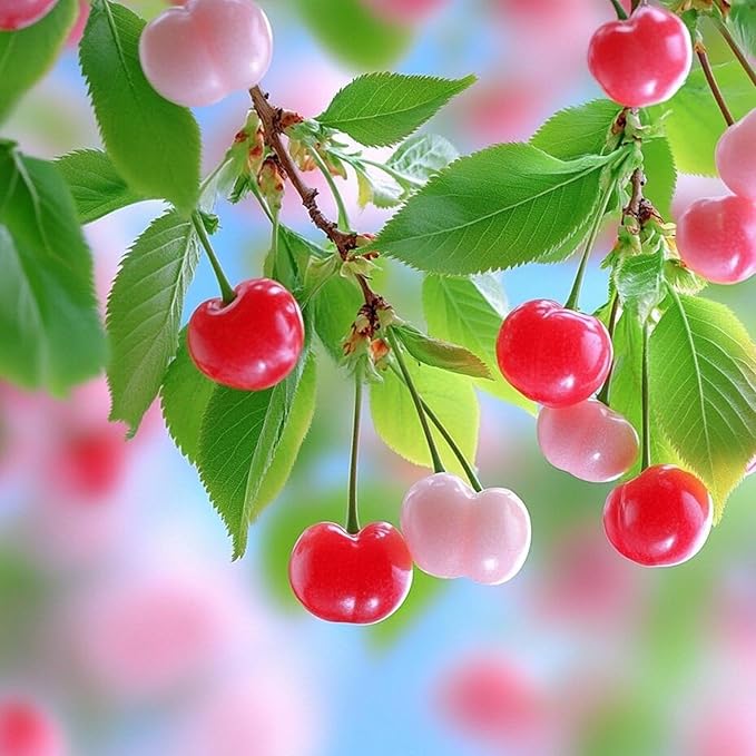 1500pcs Mixed Berry Seeds Kit for Planting (Strawberriy, Blueberry, Raspberry, Mulberry, Cranberry, Cherry Seeds Pack), Non-GMO Perennial Fruits Seeds, Home Garden Plants for Outdoors