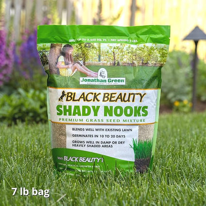 Jonathan Green (11959) Black Beauty Shady Nooks Grass Seed - Cool Season Lawn Seed (7 lb)