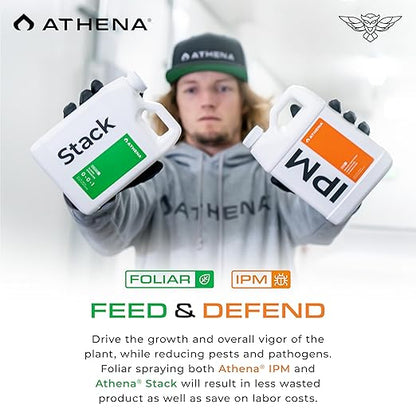 Athena Foliar Stack - Bloom Booster & Flowering Enhancer | Natural Kelp Hydroponic Nutrient for Plant Growth, Transition & Flowering | Foliar Spray or Root Drench – 1 Gallon | 0-0-1