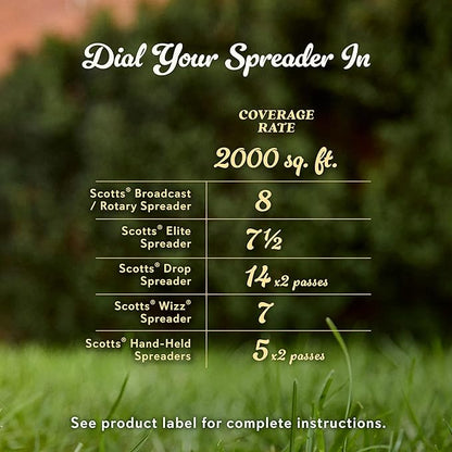 O.M. Scott and Sons Natural Grass Food, Food for Lawns, Fertilizes for up to 10 Weeks, Covers up to 2,000 sq. ft., 12.72 lbs.
