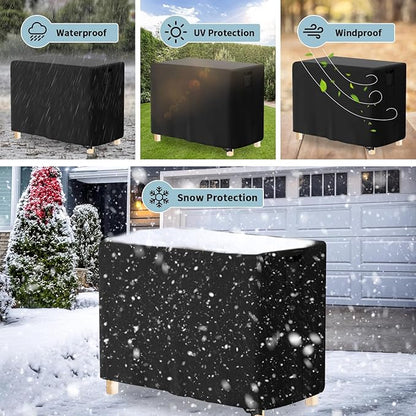 Outdoor Raised Garden Bed Cover for Winter (Only Cover),Waterproof Raised Planter Boxes Stand Covers - 97 x 25 x 32 inch
