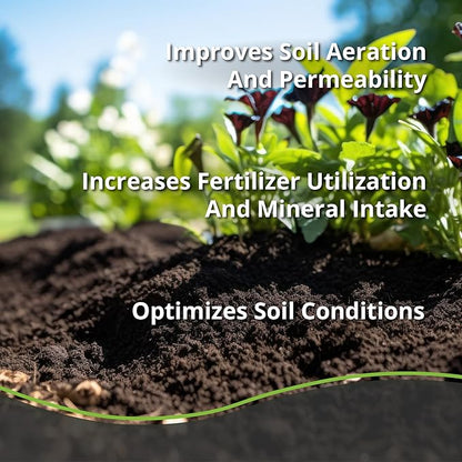 Char Bliss (8 Qts) - Organic Biochar for Plants - OMRI-Listed Biochar Soil Amendment Organic - Bio Char for Plants - Horticultural Charcoal for Plants, Potting Soil, Garden Soil, & Potting Mixes