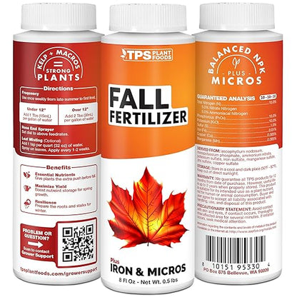 Fall Fertilizer, Complete Liquid Seasonal Plant Food, 1 Gallon (128 oz)