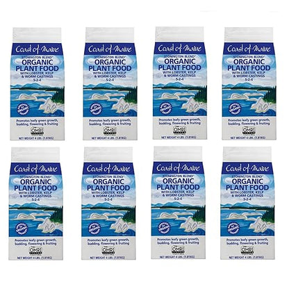 Coast of Maine (4lb) Stonington Blend Organic Plant Food with Lobster, Kelp and Worm Castings - OMRI Listed