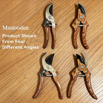 Bypass Pruning Shears with 5/8-Inch Cut Capacity, Sharp SK5 Blade Garden Pruners for Flowers, Shrubs & Branches