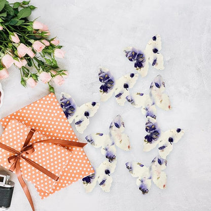 50pcs Large Purple Butterfly Seed Paper – Plantable & Writable Wildflower, Gift for Mom This Mother’s Day, Use for Shower Favors, Weddings, Heart Party Favors or Life Events