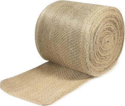 7.8" x 100ft Burlap Tree Wrap Roll for Gardening, Natural Tree Trunk Wrap Fabric Tree Protector Garden Burlap Roll Burlap Wrap Plants Bandage for Keeping Warm Moisturizing (7.8" x 100ft)