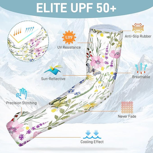 Gardening Sleeves for Women Farm Sun Protection Thorn Proof Cooling Arm Sleeves to Cover Arms for Garden Sports