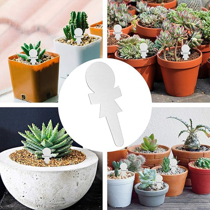 50pcs Metal Plant Label Plants Sticks Tags Gardening Labels Metal Flower Gardening Art Stainless Steel Marking Tags