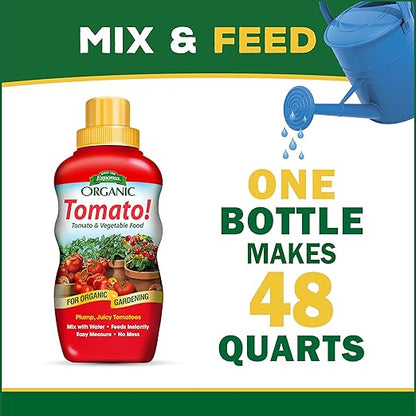 Espoma Organic 16 Ounce Concentrated Tomato! Plant Food - Plant Fertilizer for All Types of Tomatoes and Other Vegetables. for Organic Gardening. Pack of 1