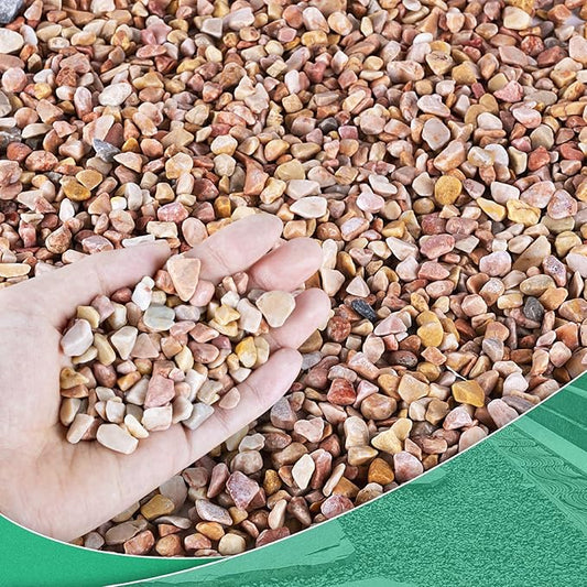 Succulent Rocks for Plants Tiny Pebbles for Planters 2.8LB Pea Gravel Bulk Course Sand Soil Small Decorative Stones for Indoor Bonsai Pots Cactus Top Dressing Aquarium Garden Landscape, Red