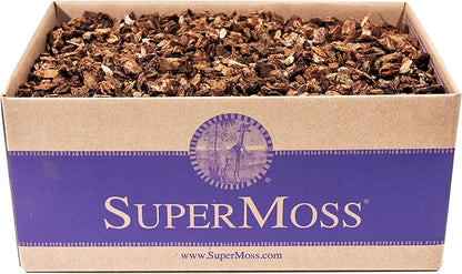 SuperMoss (23111) Orchid Potting Bark, 100% Natural Douglas Fir Bark, 1/4", 2 Cu. Ft.