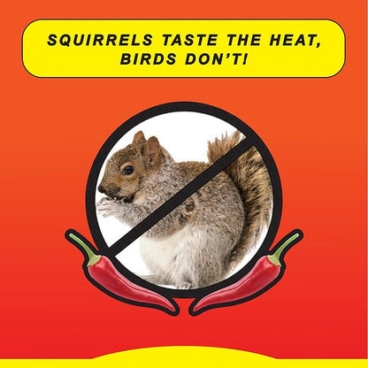 Wild Delight Advanced Formula Sizzle N' Heat Wild Bird Food, Spicy Bird Seed to Deter Squirrels, 14 lbs