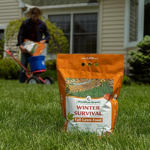 Jonathan Green (12414) Winter Survival Fall Lawn Food - 10-0-20 Fall Lawn Fertilizer (15,000 Sq. Ft.)