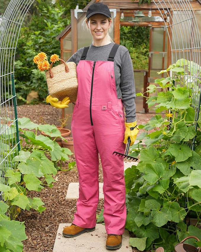 Women's Comfort Fit Tough Flex Canvas Work Bib Overalls