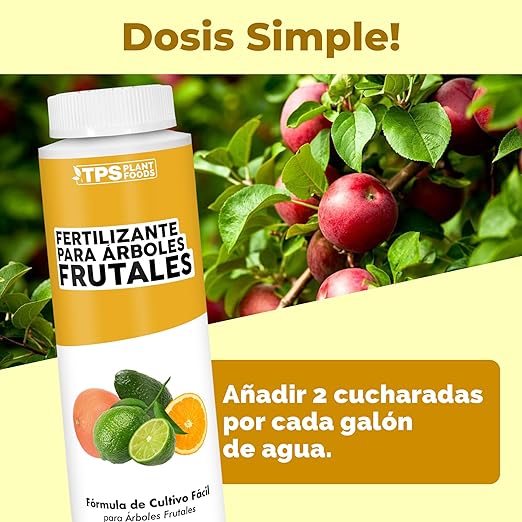 Fertilizante para Árboles Frutales, Complete Liquid Fruit Tree Plant Food, 8 oz (250mL)