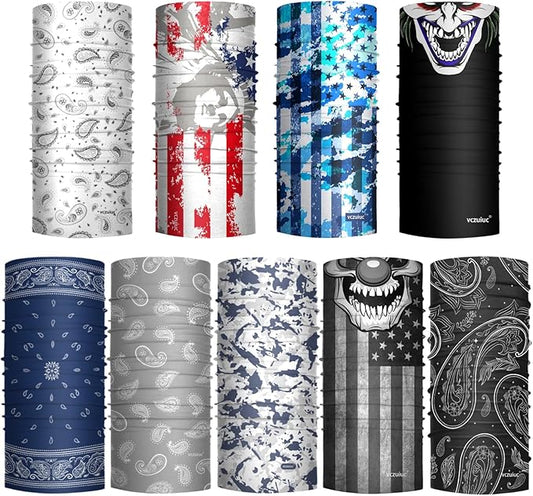 Neck Gaiter Face Cover - Sun Protection Mask Balaclava for Men and Women
