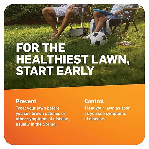 Scotts DiseaseEx Lawn Fungicide for Lawn Care - Controls and Prevents Brown Patch, Pythium Blight and More as Listed, Treats Up to 5,000 sq. ft., 10 lbs.