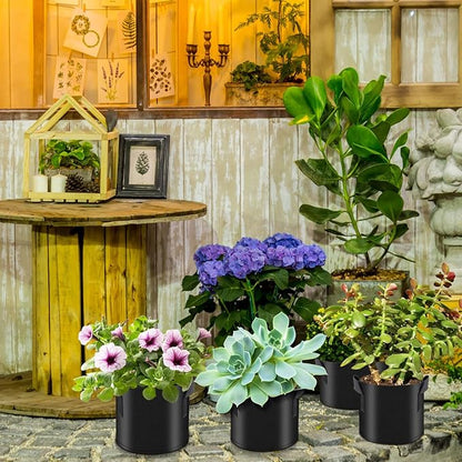 10 Pack Grow Bags 10 Gallon Heavy Duty Thickened Non-Woven Grow Bag with Handles Plant Grow Bags Planting Bags Plant Bags