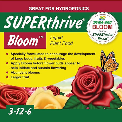 Dyna-Gro DYBLM500 BLM-500 5 Gallon Bloom 3-12-6 Liquid Plant Food, White