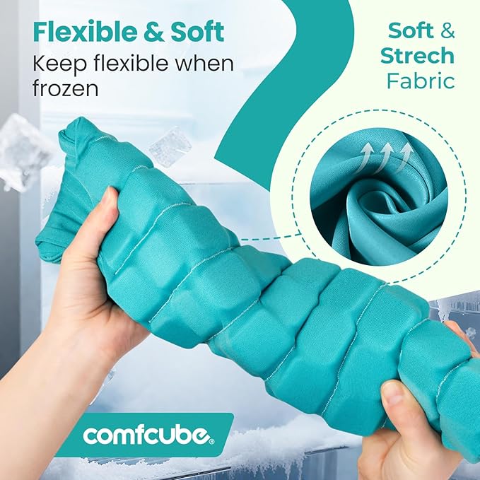 Large Ice Pack for Back Pain Relief, 2 Hours Long Lasting Cold Lower Back Wrap, FSA Eligible, Flexible Cold Pack for Lumbar Pain, Sciatica, Coccyx, Herniated or Degenerative Disc, Surgery