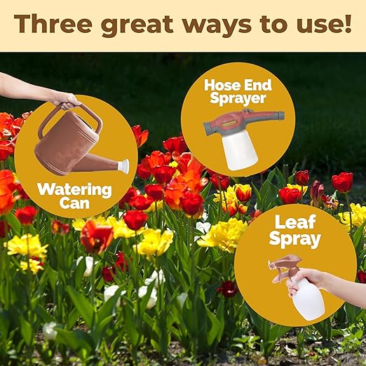 Bulb Fertilizer, Complete Liquid Bulb Plant Food for All Bulbous Plants, 32 oz (1 Quart)