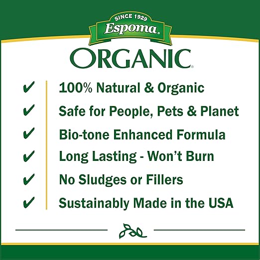 Espoma Organic Flower-Tone 3-4-5 Natural & Organic Plant Food; 4 lb. Bag; Organic Fertilizer for Flowers, Annuals, Perennials & Hanging Baskets. Blossom Booster