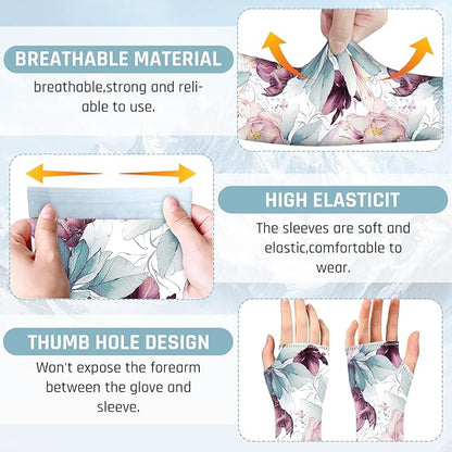 Gardening Sleeves for Women Farm Sun Protection Thorn Proof Cooling Arm Sleeves to Cover Arms for Garden Sports