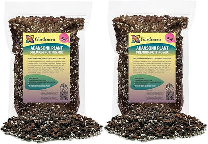 Gardenera Monstera ADANSONII Plant Soil: Expert Blend for Optimal Growth & Root Development - 10 Quart