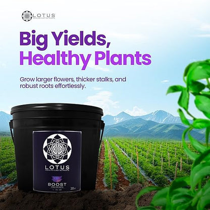 Boost Pro Series Bloom Booster and Yield Enhancer, Boost Any Plant Feeding Recipe for Turbo-Charged Flower Density/Oil Production, Amino Nitrogen Formula for Soil, Hydroponics and Coco Coir - 288 oz