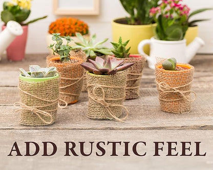 VViViD Gardening Burlap Roll (40” x 80ft) Tree Wrap Natural Jute Fiber Material, Weed Barrier, Plant Care from Elements, Craft Projects and Part Decor