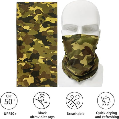 Bilymate Cooling Neck Gaiter UPF 50+ Seamless Bandana