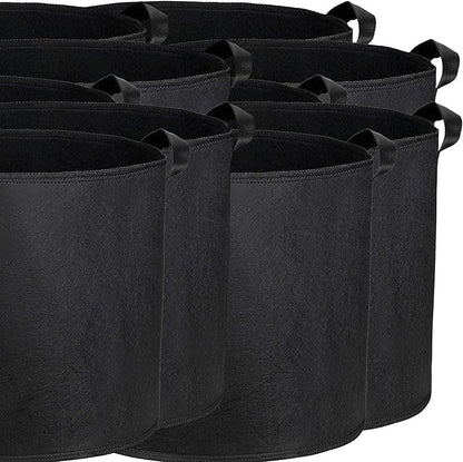 20 PCS Potato Grow Bags 3 Gallon with Flap Plant Grow Bags Garden Vegetable Planting Pots Grow Bags for Growing Potatoes Tomato and Fruits Outdoor 25cm/10inch Diameter 22cm/8.6inch Height