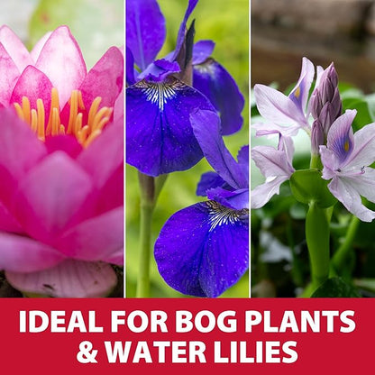 The Pond Guy Small Black Outdoor Planting Kit - Bag & Soil for Water Lilies & Bog Plants - 6 Quarts - Rectangular - Modern - Aeration - Adaptable Shape