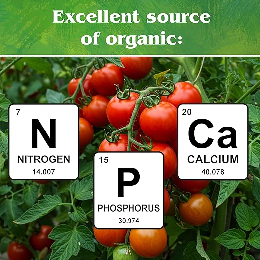 Down To Earth All Natural Fertilizers Organic Fish Bone Meal - High Phosphorus Plant Food for Buds, Bulbs, Blooms, Flower Beds 4-12-0, 5 lb