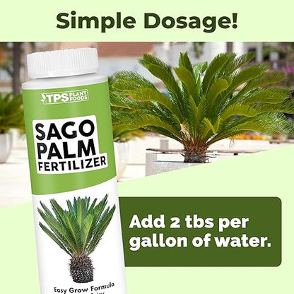 Sago Palm Fertilizer, Complete Liquid Sago Palm Plant Food, 8 oz (250mL)