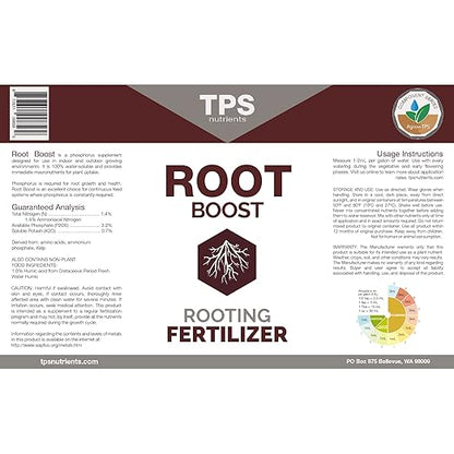 Root Boost Advanced Rooting Formula for Plants, Living Soil & Organic Root Support 8 oz (250mL)