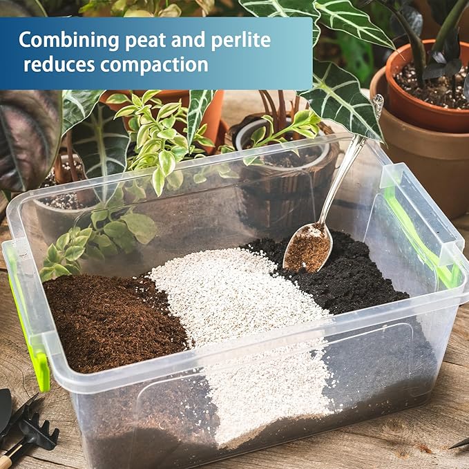 Sphagnum Peat Moss for Plants 2qt, Organic Garden Growing Soil Amendment and Media for Flowers, Vegetables, Herbs, Orchid, Indoor Houseplant