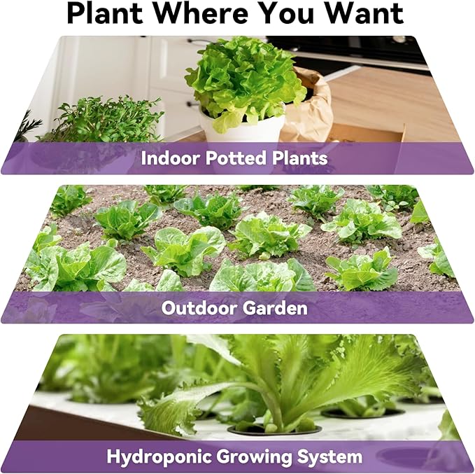 Red Romaine Lettuce Seed Pods for AeroGarden, Ahopegarden, iDOO Hydroponics Growing System Indoor, 400+ Seeds(18-Pods)