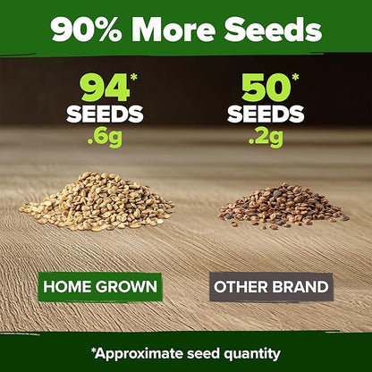 HOME GROWN Non GMO Banana Pepper Seeds Pack 94 Heirloom Vegetable Seeds High Germination Sweet Peppers for Planting Indoors or Outdoor Garden (Capsicum annuum) (1pack)