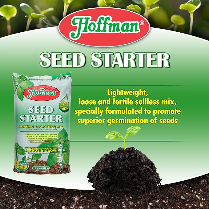 Hoffman 30118 Seed Starter Soil, 18 Quarts