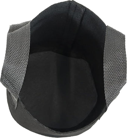 Sunnydaze 5-Pack of 1-Gallon Garden Grow Bags for Vegetables - Black 300 GSM Non-Woven Polypropylene Felt Fabric Flower Pots and Planters with Handles - Gardening Containers