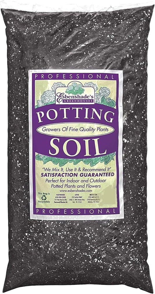 Esbenshade's Professional Lightweight Potting Mix, 14 Quart Bag - Soilless Blend for Indoor/Outdoor Plants - Raised Beds & Containers - Peat Moss, Perlite, Bark, Lime