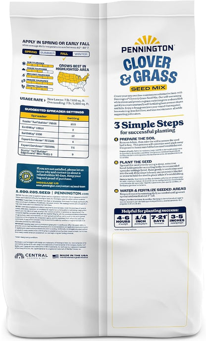 Pennington Smart Seed Clover and Grass Mix 7 lb