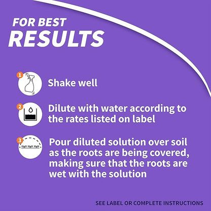 Bonide Garden Rich Root & Grow Root Stimulator & Plant Starter, 32 oz Concentrate 4-10-3 Fertilizer for Transplanting