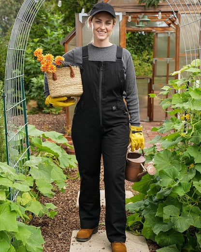 Women's Comfort Fit Tough Flex Canvas Work Bib Overalls