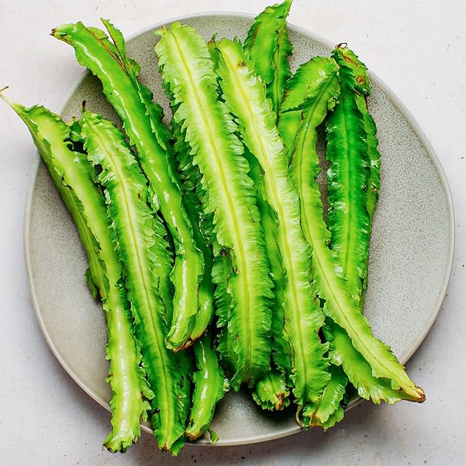50+ Winged Bean Seeds – Dragon Bean, Four-Angled Bean – Tropical Climbing Vegetable – Non-GMO, Heirloom, Fast Growing – 60–90 Days to Harvest – Mai’s Family